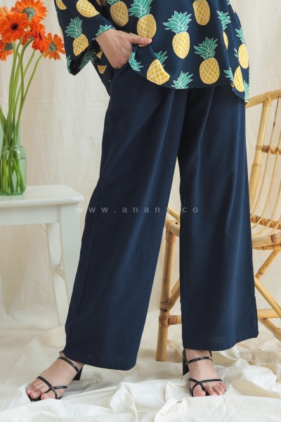 Rika Relax Pants Navy (AS IS)